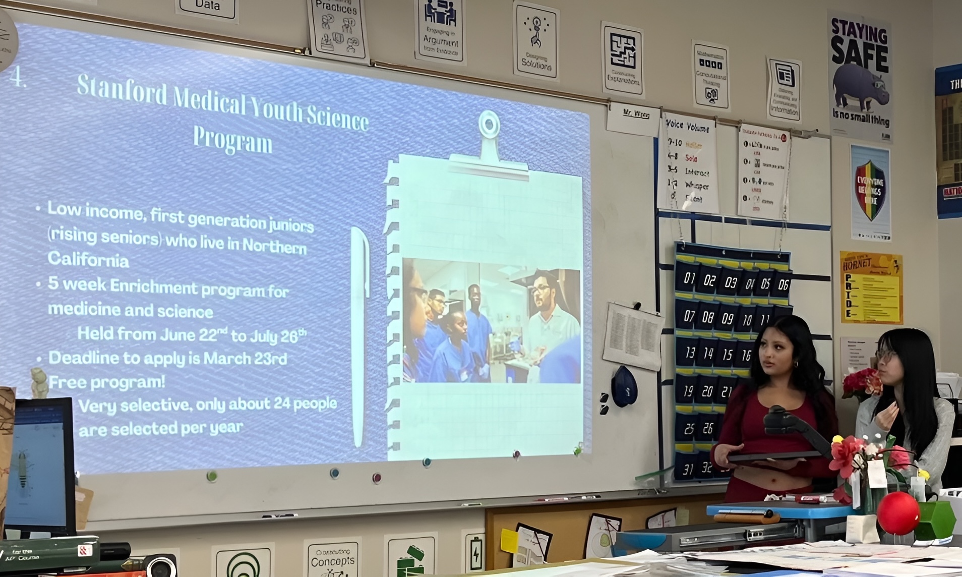 Presenting opportunities
